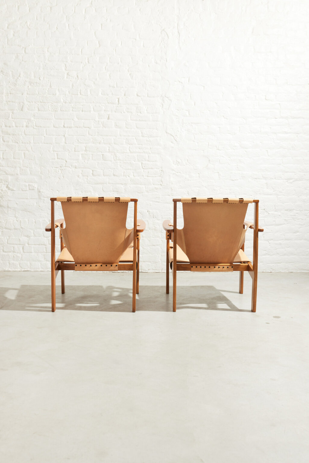 Pair of "Triennale" armchairs by Carl Axel Acking
