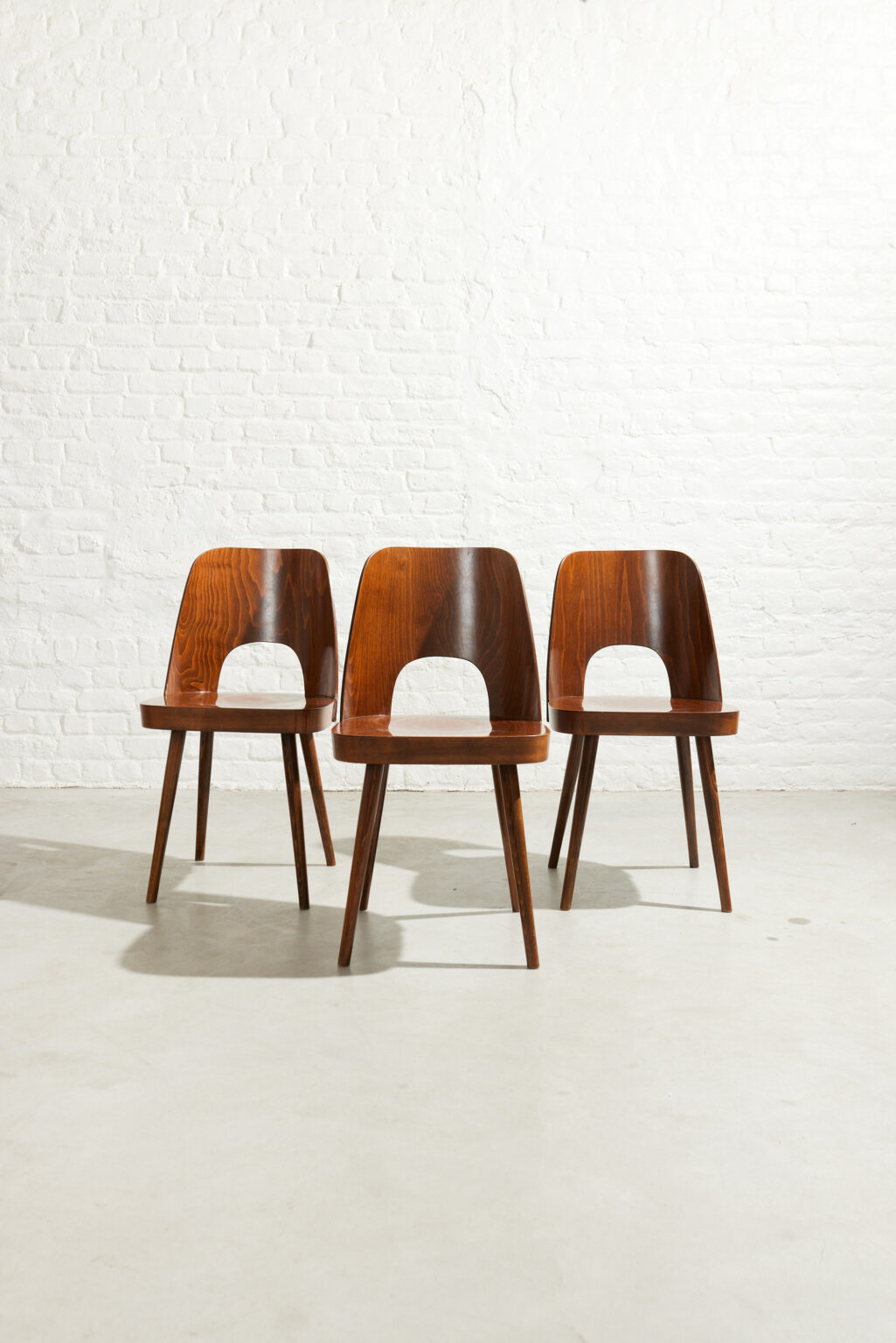 Set of 3 "No. 515" dining chairs by Oswald Haerdtl
