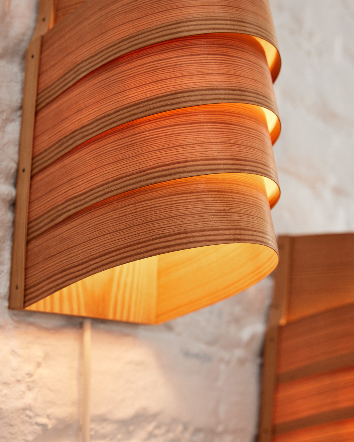 Pine Wall Lamps by Hans Agne Jakobson